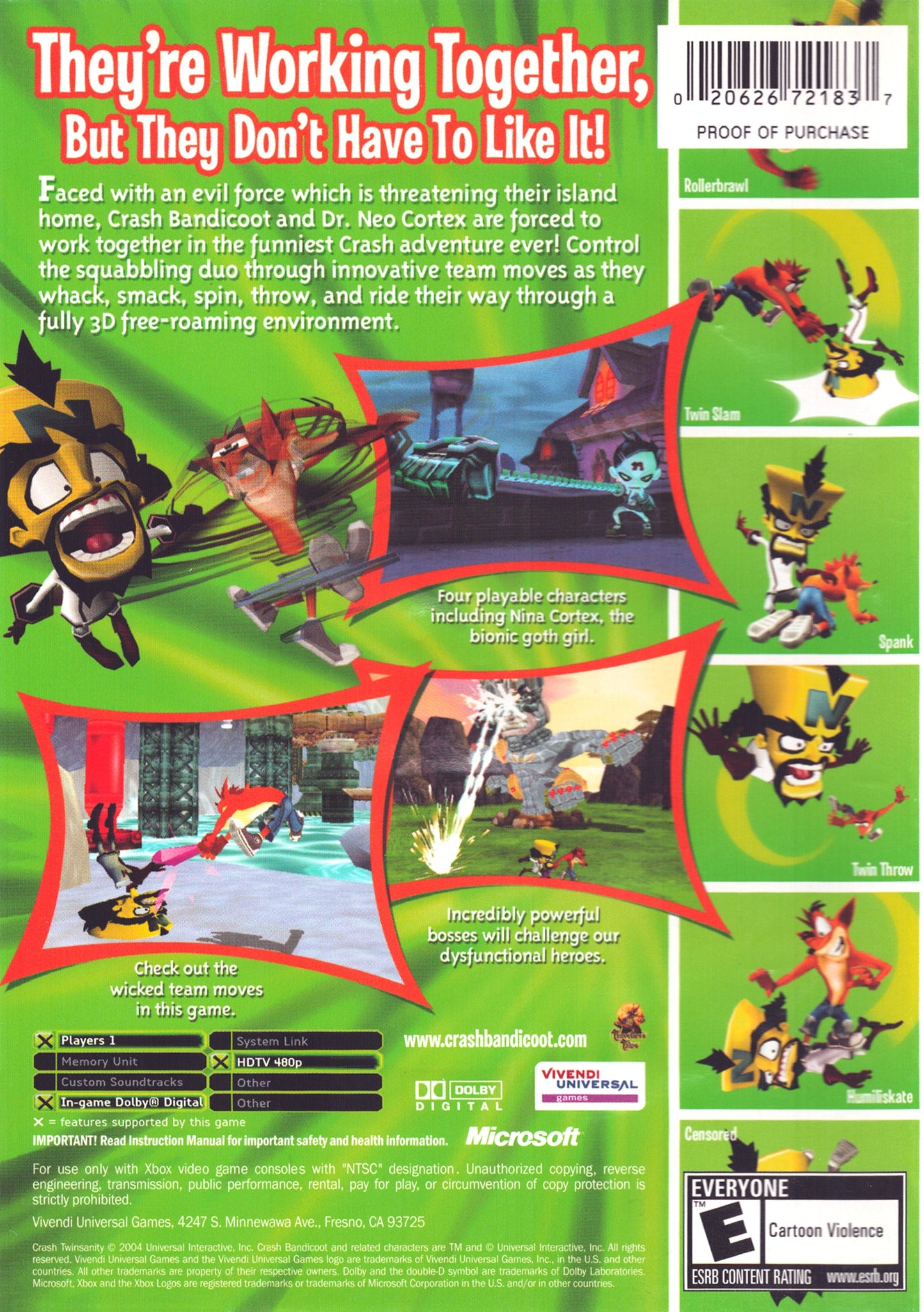 Crash Twinsanity Xbox