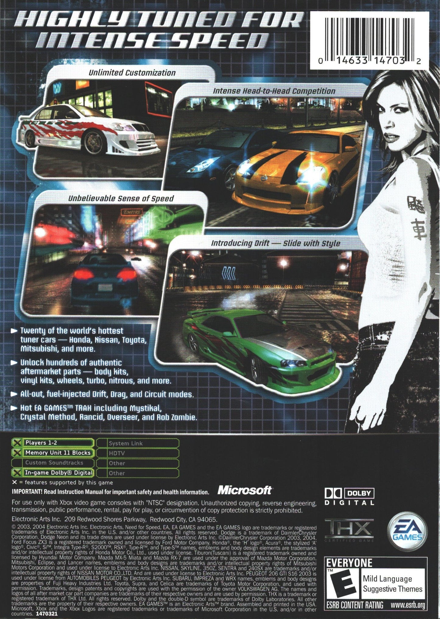 Need For Speed Underground Xbox