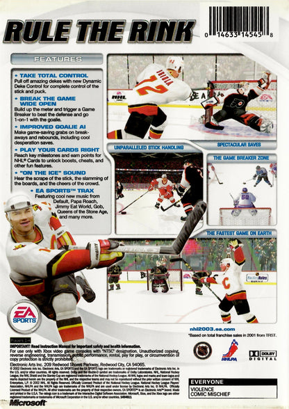 NHL 2003 Xbox