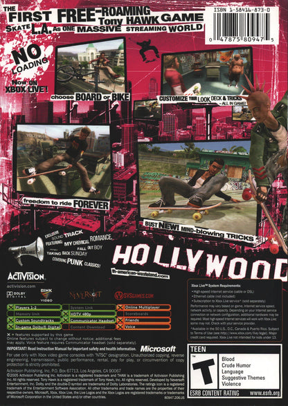 Tony Hawk American Wasteland Xbox