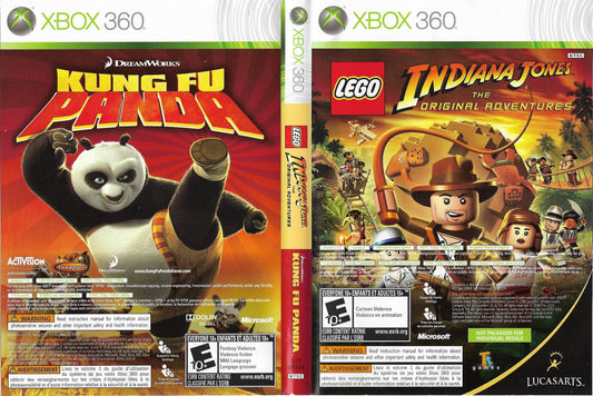 Lego Indiana Jones & Kung Fu Panda Xbox 360