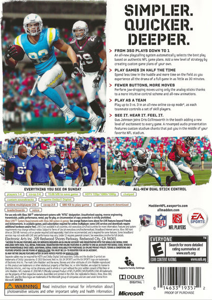 Madden NFL 11 Xbox 360
