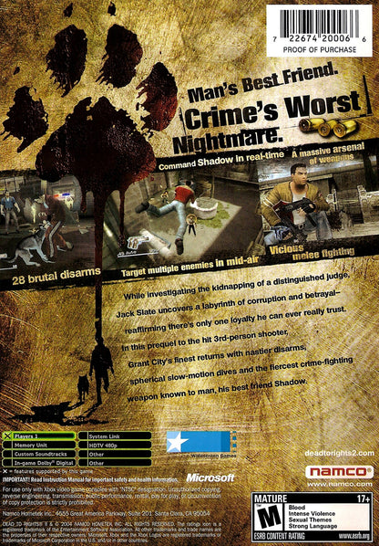 Dead to Rights 2 Xbox