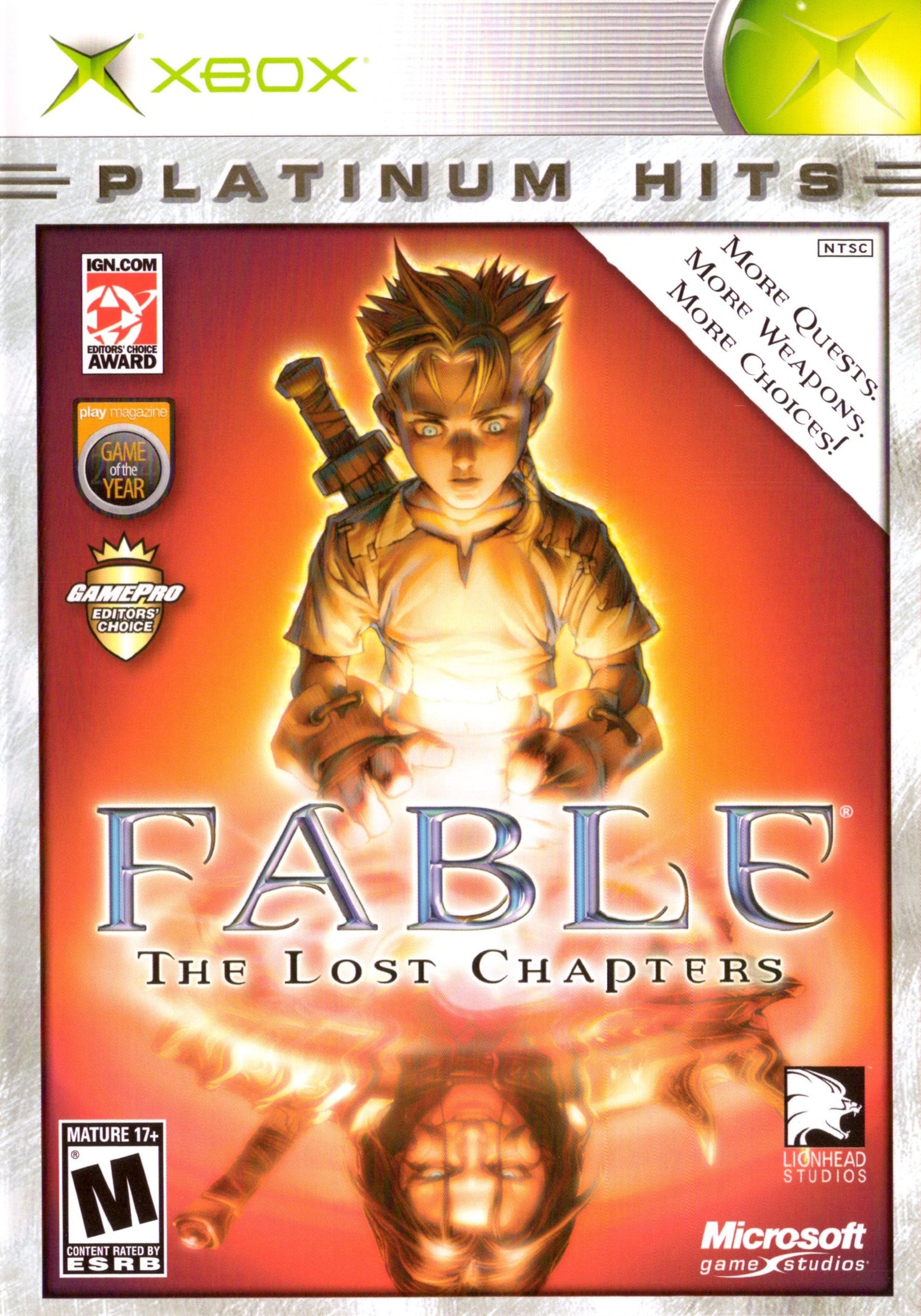 Fable The Lost Chapters [Best Of Platinum Hits] Xbox