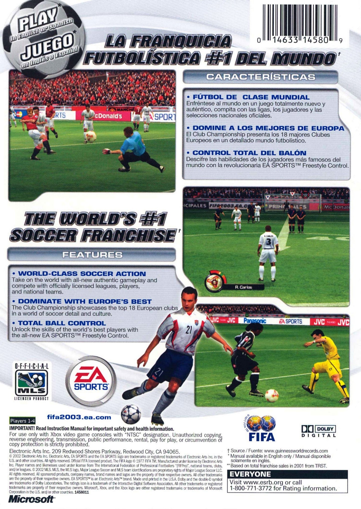 FIFA 2003 Xbox