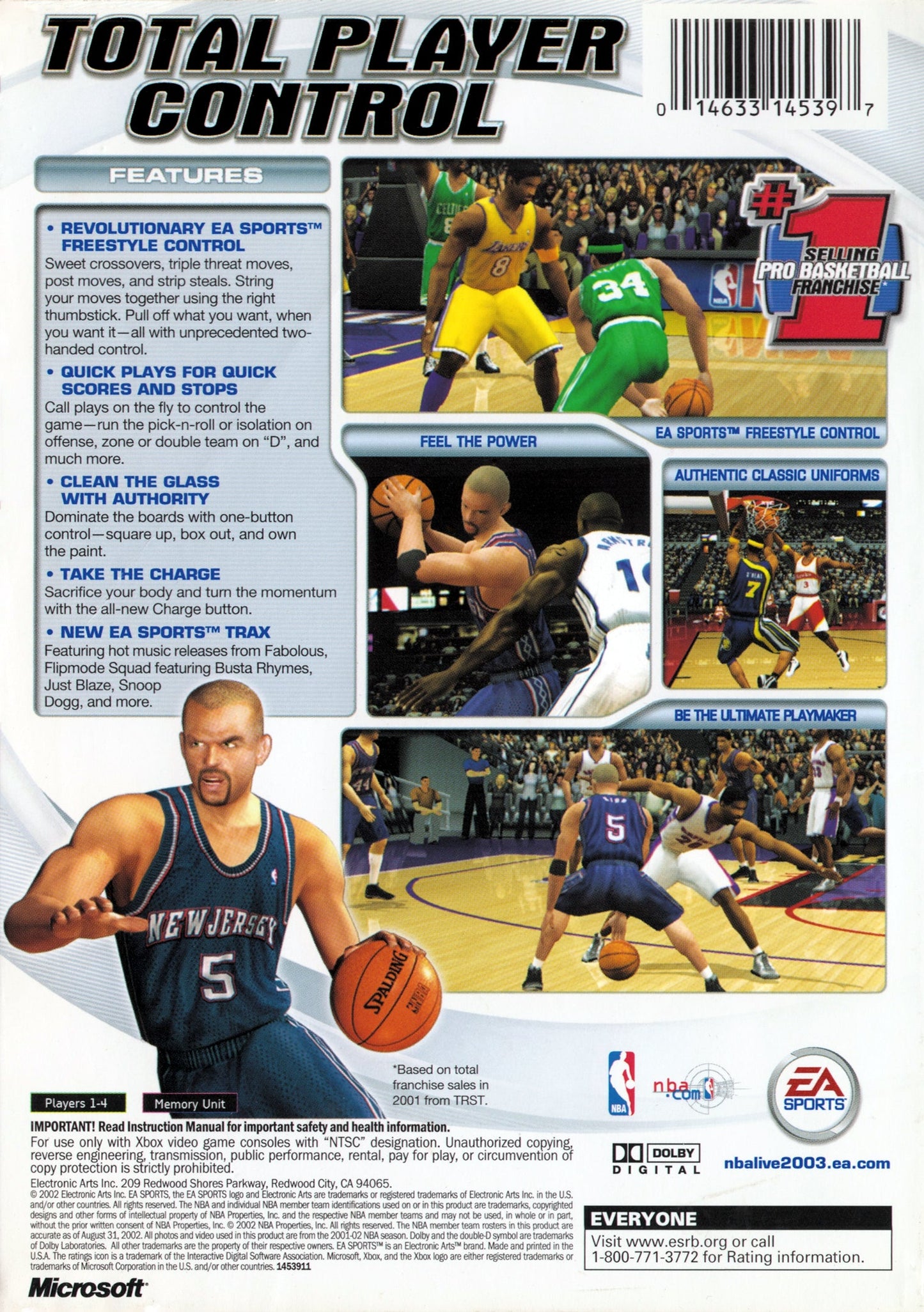NBA Live 2003 Xbox