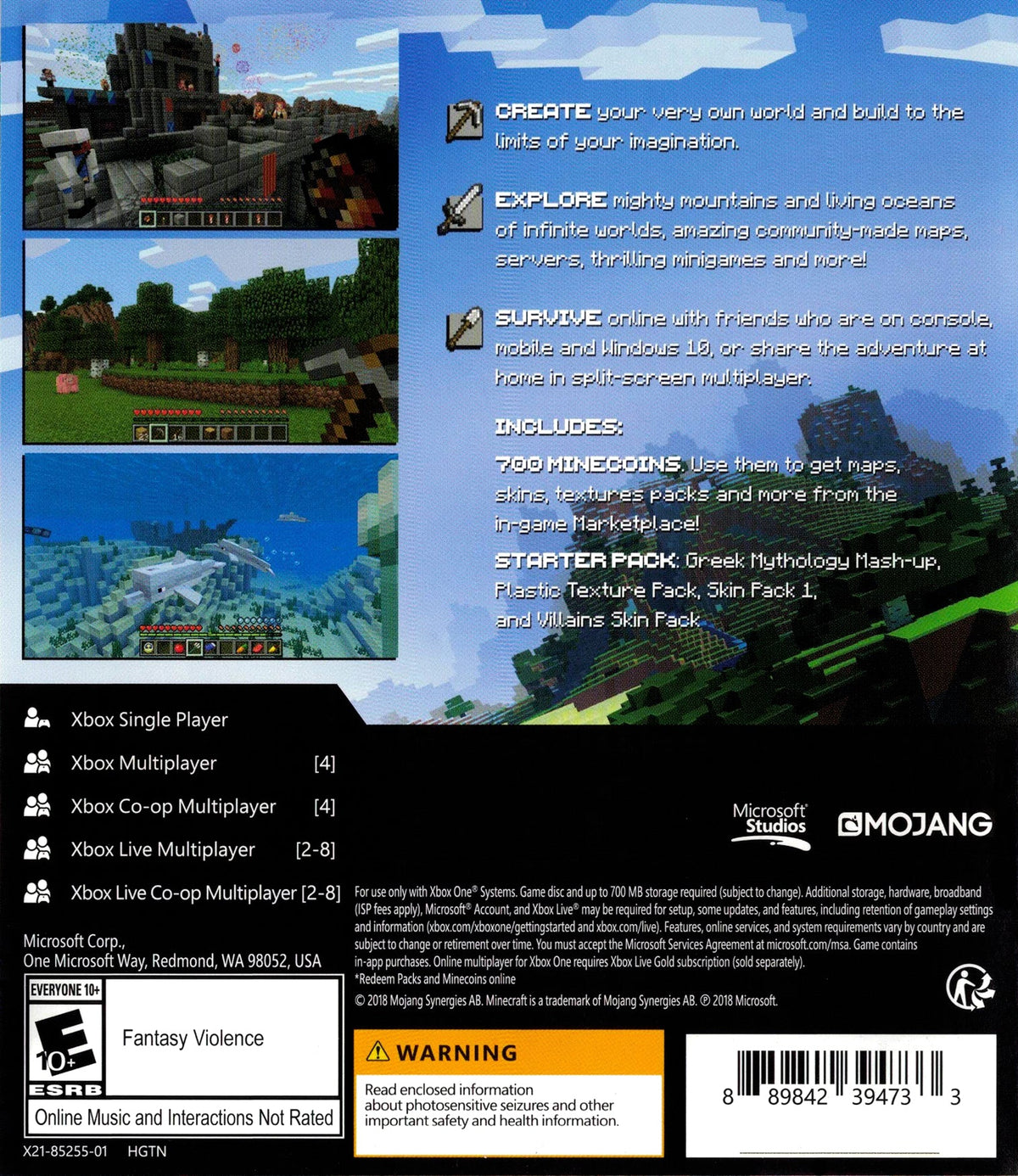 Minecraft Xbox One