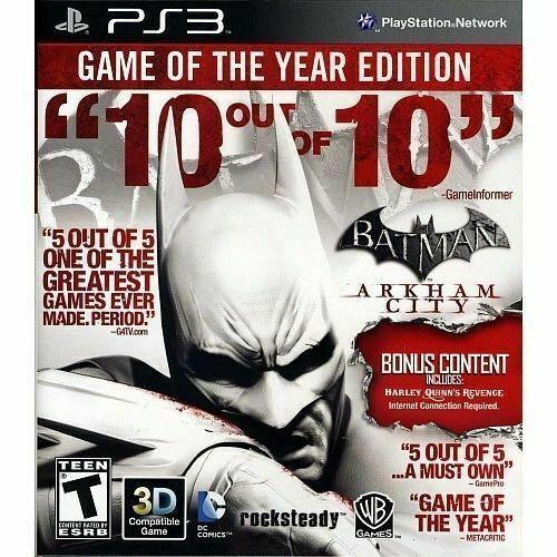 Batman: Arkham City [Game Of The Year] Playstation 3