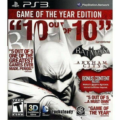 Batman: Arkham City [Game Of The Year] Playstation 3