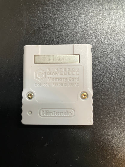 Gray Nintendo GameCube Memory Card 59 Blocks (DOL-008) GameCube