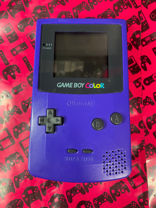 Grape/ Purple Nintendo Gameboy Color System CGB-001 GameBoy Color