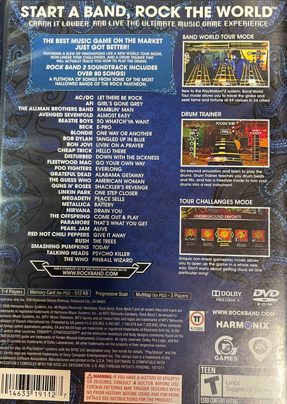 Rock Band 2 (Game Only) Playstation 2