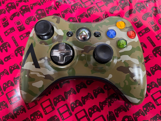 Camo Xbox 360 Wireless Controller (Model: 1403) Xbox 360