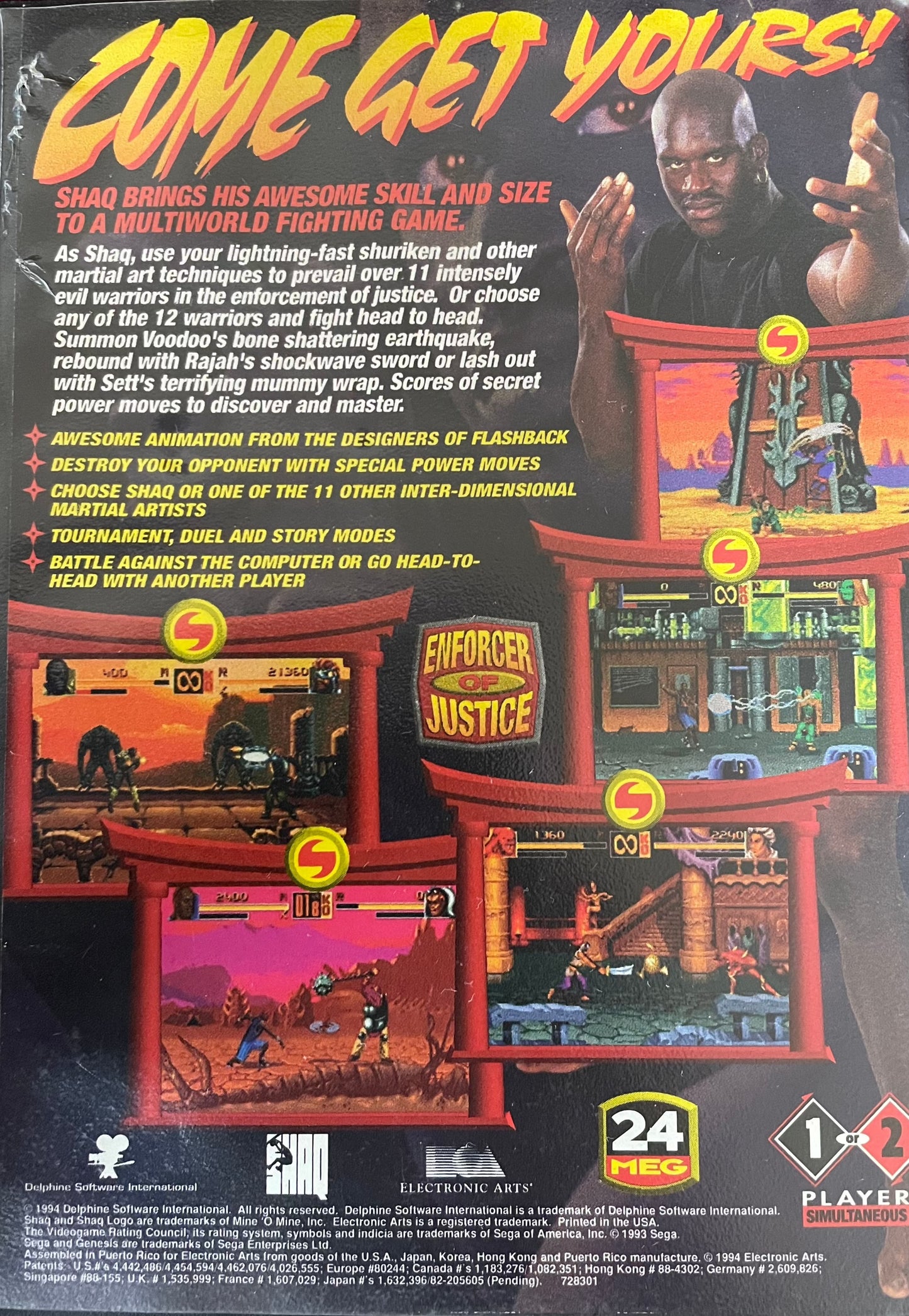 Shaq Fu Sega Genesis