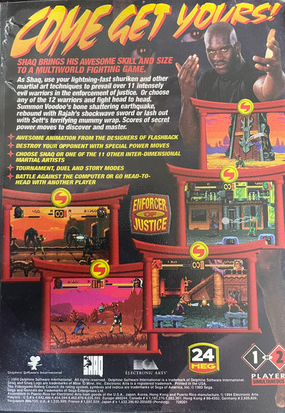 Shaq Fu Sega Genesis