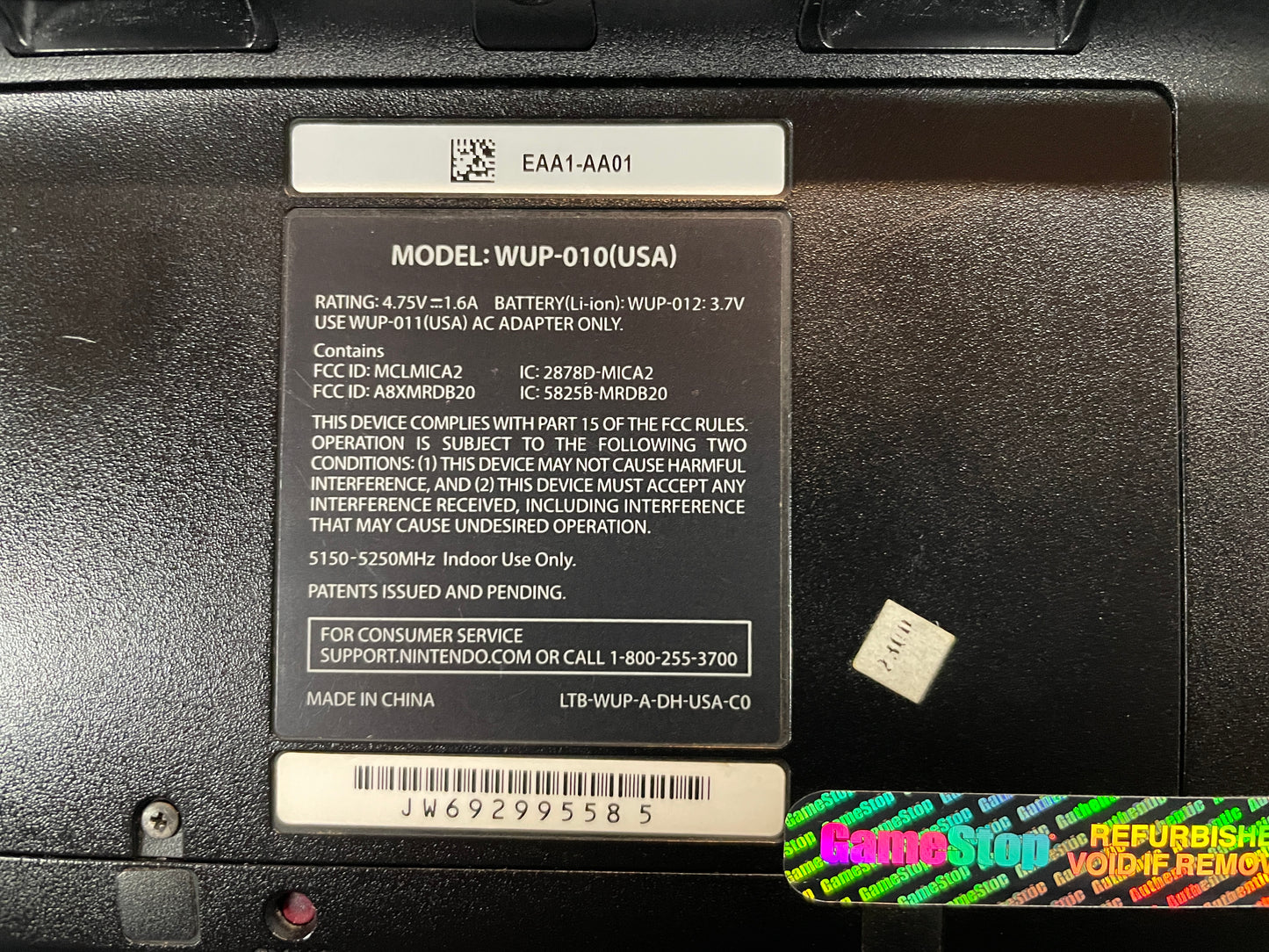 Black Wii U Console Deluxe 32GB Wii U