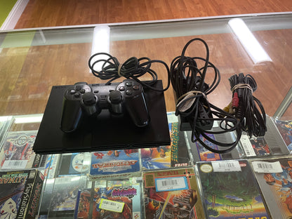 Black PS2 (SCPH-75001) Slim Console PlayStation 2