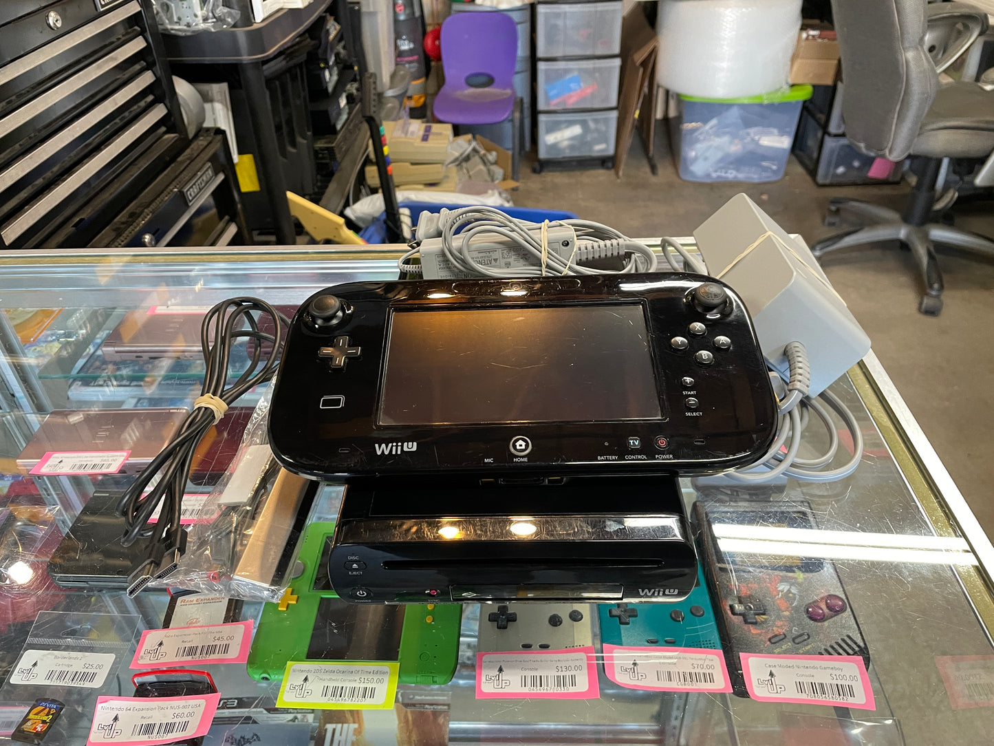 Black Wii U Console Deluxe 32GB Wii U