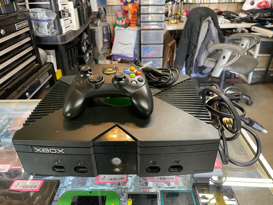 Black Original (OG) Microsoft Xbox System Xbox